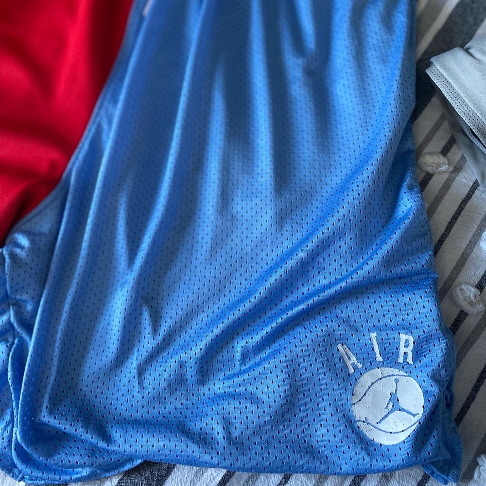 XXL Jordan 1/2 UNC 1/2 Bulls Men’s Shorts
